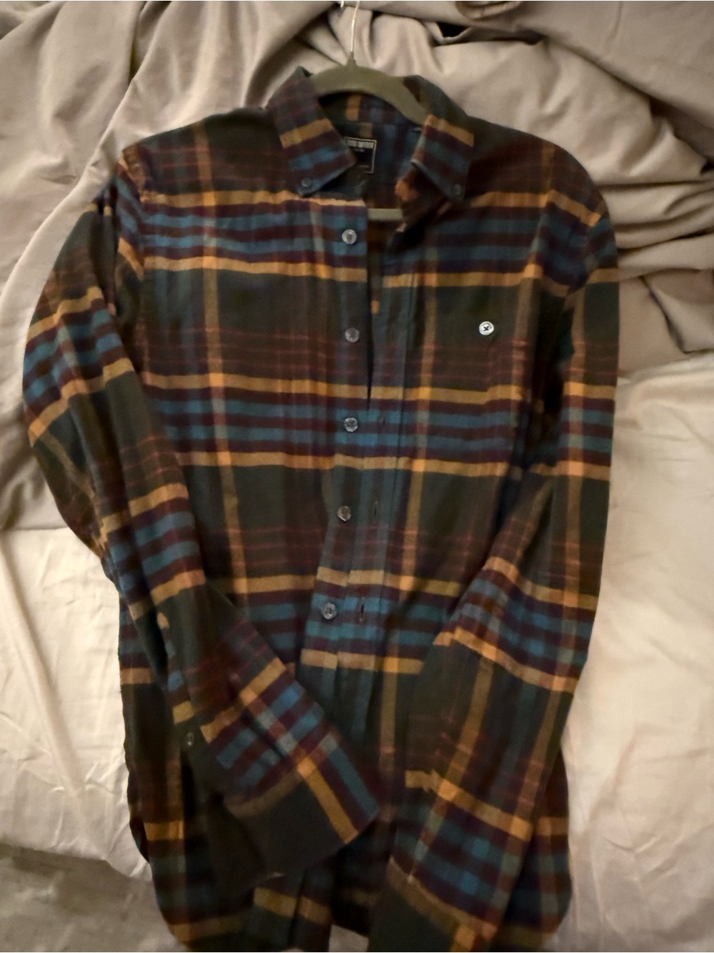 Todd Snyder Plaid Button-Up Shirt - Brown Multi